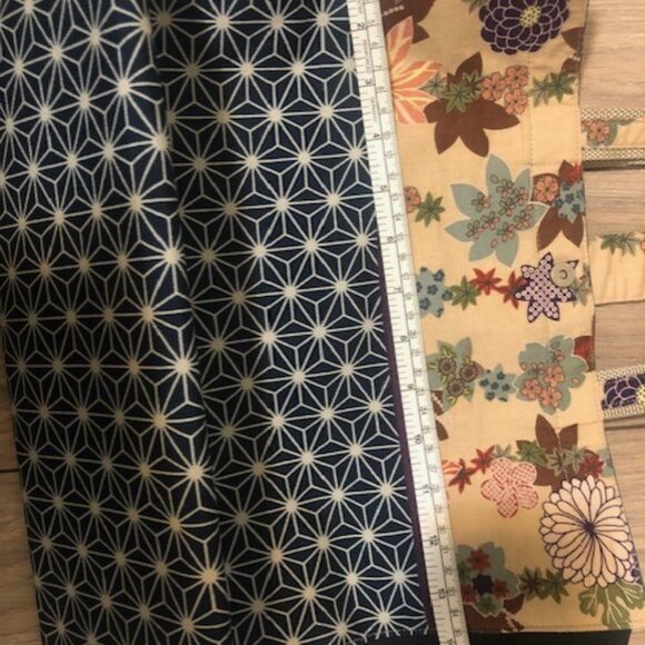 Japanese Style Floral Pattern Tote Bag - Picture 7 of 10